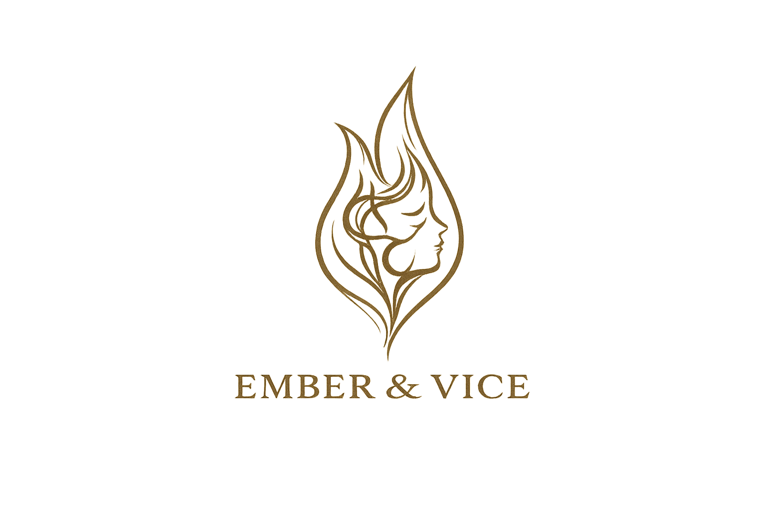 Ember and Vice flame crest logo